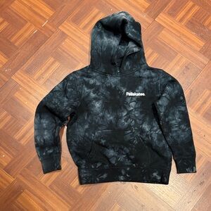 Black Tie-Dye Kids Hoodie
